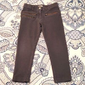 Grey stretchy girls Crew Cuts pants